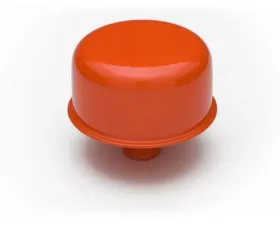 Trans-Dapt Performance 3/4 in. Neck PCV Breather Cap; 2-3/4 in. Overall Diameter - CHEVY ORANGE