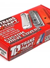 Trans-Dapt Performance CHEVY 327 LOGO SHORT ORANGE POWDER COATED VALVE COVERS                                     - 9956 - Image 4