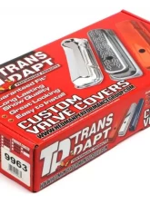 Trans-Dapt Performance CHEVY 283-400 TALL ORANGE POWDER COATED VALVE COVERS                                     - 9963 - Image 4