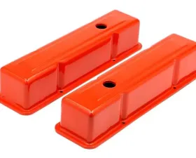 Trans-Dapt Performance CHEVY 283-400 TALL ORANGE POWDER COATED VALVE COVERS