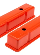Trans-Dapt Performance CHEVY 283-400 TALL ORANGE POWDER COATED VALVE COVERS                                     - 9963 - Image 4