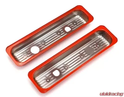 Trans-Dapt Performance CHEVY 5.0-5.7L (not LT1) CHEVY ORANGE Valve Cover CAPS- Trucks only - 9983
