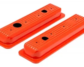 Trans-Dapt Performance CHEVY 5.0-5.7L (not LT1) CHEVY ORANGE Valve Cover CAPS- Trucks only