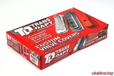 Trans-Dapt Performance CHEVY 396-502 TALL ORANGE POWDER COATED VALVE COVERS - 9991