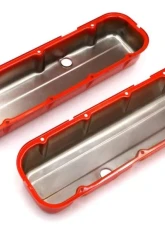 Trans-Dapt Performance CHEVY 396-502 TALL ORANGE POWDER COATED VALVE COVERS                                     - 9991 - Image 3