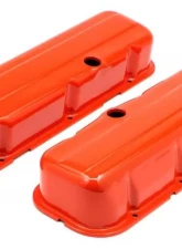 Trans-Dapt Performance CHEVY 396-502 TALL ORANGE POWDER COATED VALVE COVERS                                     - 9991 - Image 4