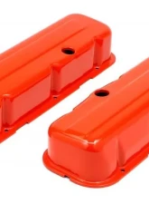Trans-Dapt Performance CHEVY 396-502 TALL ORANGE POWDER COATED BAFFLED VALVE COVERS                                     - 9997 - Image 4