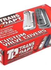 Trans-Dapt Performance CHEVY 396-502 SHORT ORANGE POWDER COATED BAFFLED VALVE COVERS                                     - 9998 - Image 4