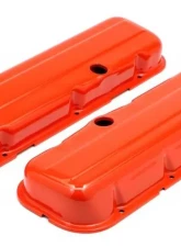 Trans-Dapt Performance CHEVY 396-502 SHORT ORANGE POWDER COATED BAFFLED VALVE COVERS                                     - 9998 - Image 4