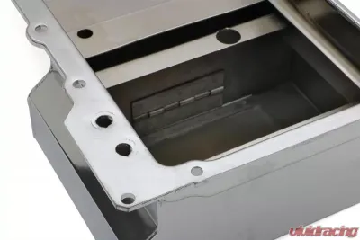 Trans-Dapt Performance LS Swap Oil Pan/Filter Reocation Kit; Single Filter; Vertical Port; Chrome Pan - 183