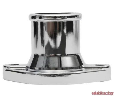 Trans-Dapt Performance FORD 351C STEEL WATER NECK; STRAIGHT-UP NECK DESIGN- CHROME FINISH - 7453