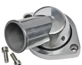 Trans-Dapt Performance CHEVY LS ALUMINUM WATER NECK; 45 DEGREE SWIVEL NECK DESIGN- POLISHED