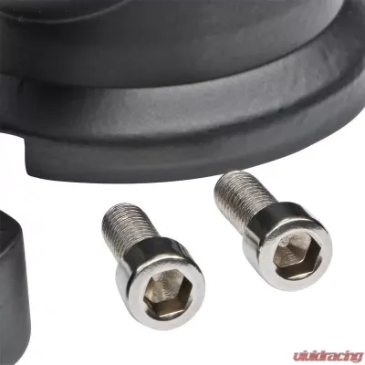 Trans-Dapt Performance CHEVY LS ALUMINUM WATER NECK; 45 DEGREE SWIVEL NECK DESIGN- BLACK FINISH - 7464