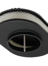Trans-Dapt Performance 8-3/8 X 12 IN. OVAL, FINNED, CAST ALUMINUM AIR CLEANER SET- BLACK FINISH                                     - 7466 - Image 2