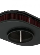 Trans-Dapt Performance 8-3/8 X 12 IN. OVAL, FULL-FINNED, CAST ALUMINUM AIR CLEANER SET- BLACK FINISH                                     - 7467 - Image 2