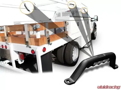 Carr Grab Handle Cast Bolt-On Black Powder Coat-single - 200031