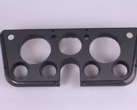 Clayton Machine Works gauge bezel; 67-72 gm truck; carbon fiber with gray overlay Chevrolet C/K 10 1967-1972