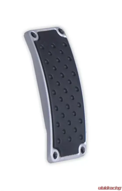 Clayton Machine Works billit aluminum; drive-by-wire pedal pad gray finish with rubber inserts - MCP-P4