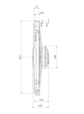 SPAL Electric Fan 2500CFM | Puller Fan Design | Curved Style Blades                                     - 30102113 - Image 3