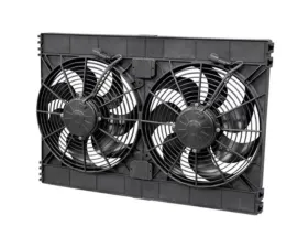 SPAL Electric Fan 3168 CFM Dual Puller Design Curved Blades for Automotive Cooling