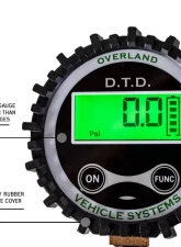 Overland Vehicle Systems Digital Tire Deflator with Valve Kit & Storage Bag Universal                                     - 12020001 - Image 2