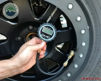 Overland Vehicle Systems Digital Tire Deflator with Valve Kit & Storage Bag Universal - 12020001