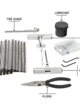 Overland Vehicle Systems Tire Plug Repair Kit 53 Piece Off Road for Truck Jeep RV Trailers                                     - 12030001 - Image 2