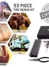 Overland Vehicle Systems Tire Plug Repair Kit 53 Piece Off Road for Truck Jeep RV Trailers                                     - 12030001 - Image 6