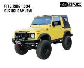 Overland Vehicle System Replacement Soft Top Black Diamond Suzuki Samuari 1986-1994