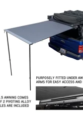 Overland Vehicle Systems Nomadic Awning 1.3 - 4.5 Foot Black Cover                                     - 18039909 - Image 2