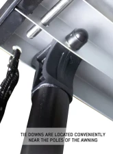 Overland Vehicle Systems Nomadic Awning 1.3 - 4.5 Foot Black Cover                                     - 18039909 - Image 3