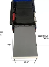 Overland Vehicle Systems Nomadic Awning 1.3 - 4.5 Foot Black Cover                                     - 18039909 - Image 4