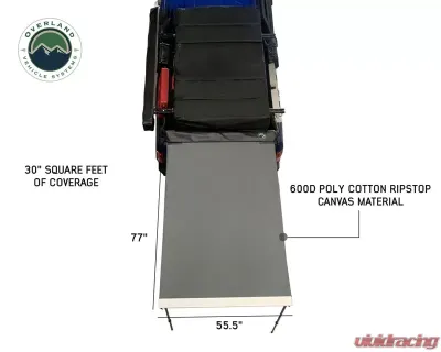 Overland Vehicle Systems Nomadic Awning 1.3 - 4.5 Foot Black Cover - 18039909