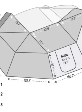 Overland Vehicle Systems Nomadic 270 Passenger Side Awning Wall 3                                     - 18149909 - Image 2