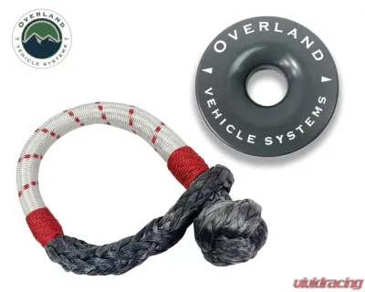 Overland Vehicle Systems 23" Soft Shackle Combo Pack with 4" Recovery Ring - 19-4716