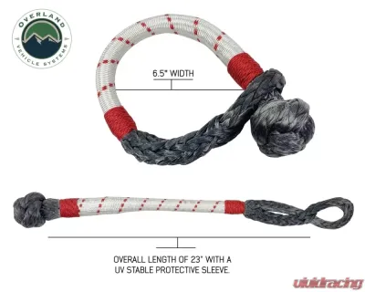 Overland Vehicle Systems 23" Soft Shackle Combo Pack with 4" Recovery Ring - 19-4716