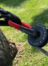 Overland Vehicle Systems 23 Inch Soft Shackle 5/8 Inch Diameter Combo Pack with Recovery Ring Black                                     - 19-6580 - Image 2