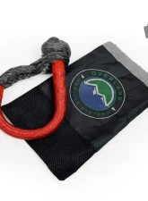 Overland Vehicle Systems 23 Inch Soft Shackle 5/8 Inch Diameter Combo Pack with Recovery Ring Black                                     - 19-6580 - Image 3