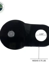 Overland Vehicle Systems Snatch Block Black 30,000 Lb Breaking Strength Universal Fit                                     - 19139905 - Image 4