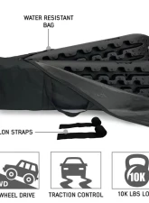 Overland Vehicle Systems Recovery Ramp with Pull Strap and Storage Bag, Black/Black                                     - 19169910 - Image 6