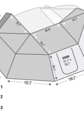 Overland Vehicle Systems Awning 270 Degree Awning and Wall 1, 2, & 3, W/Mounting Brackets Passenger Side Nomadic                                     - 19549907 - Image 17