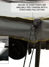 Overland Vehicle Systems Nomadic 270 LT Driver Side Awning with Bracket Kit, Gray                                     - 19559907 - Image 9