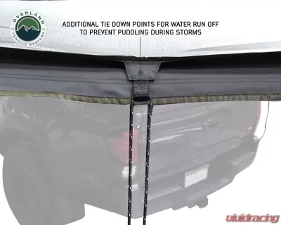 Overland Vehicle Systems Nomadic 270 LT Awning with Bracket Kit for SUVs and Trucks - 19569907