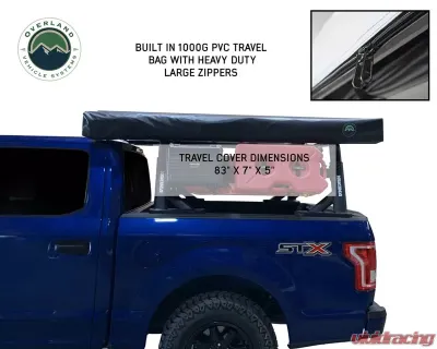 Overland Vehicle Systems Nomadic 270 LT Awning with Bracket Kit for SUVs and Trucks - 19569907