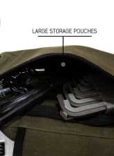 Overland Vehicle Systems Rolled Bag General Tools With Handle And Straps Brown 16 LB Waxed Canvas Canyon Bag Universal                                     - 21079941 - Image 4