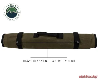 Overland Vehicle Systems Rolled Tool Bag Socket 16 lb Waxed Canvas Universal Fit - 21089941