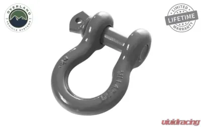 Overland Vehicle System Recovery Shackle 3/4" 4.75 Ton Gray - 19019903