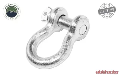 Overland Vehicle System Recovery Shackle 3/4" 4.75 Ton Zinc - 19019905