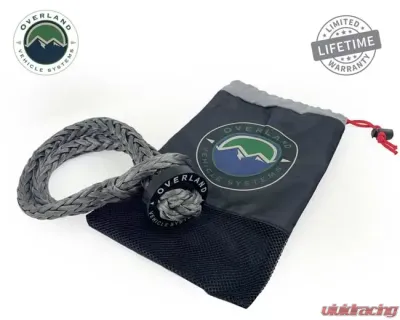 Overland Vehicle System Soft Shackle 7/16" 41,000 lb. With Collar 22" With Storage Bag - 19139919