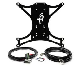 Overland Vehicle System Under Seat for ARB Dual Air Compressor Black Jeep Wrangler 2007-2018